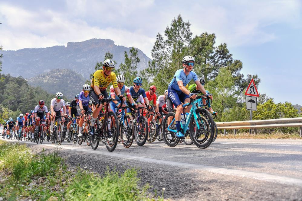 Tour of Mersin Uluslararası Bisiklet Turu'nun ikinci etabı tamamlandı